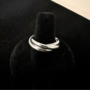 Russian wedding ring, rolling wedding ring, size 7.5, never worn